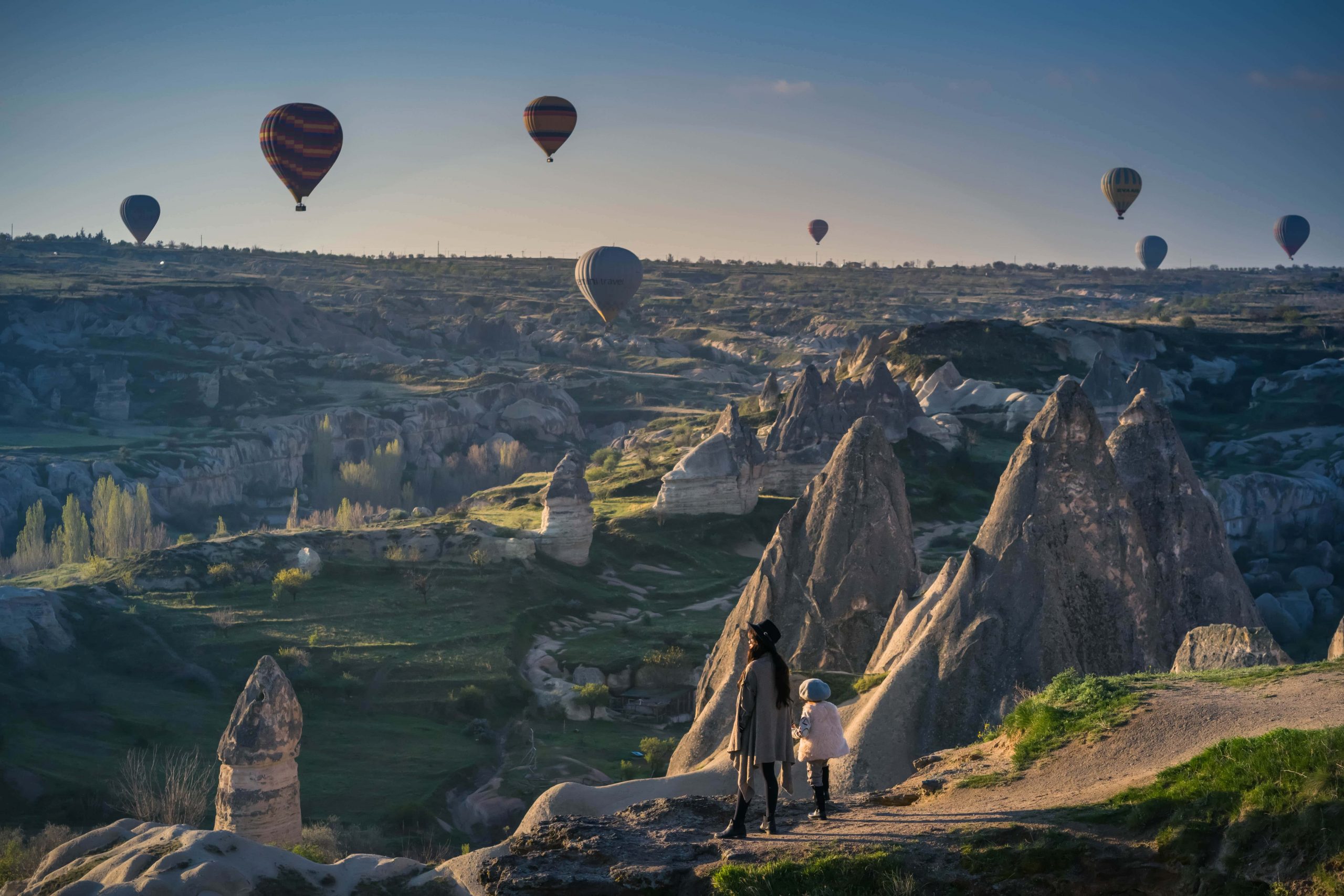 sunrise in Cappadocia, one of the magical places to visit in Turkey