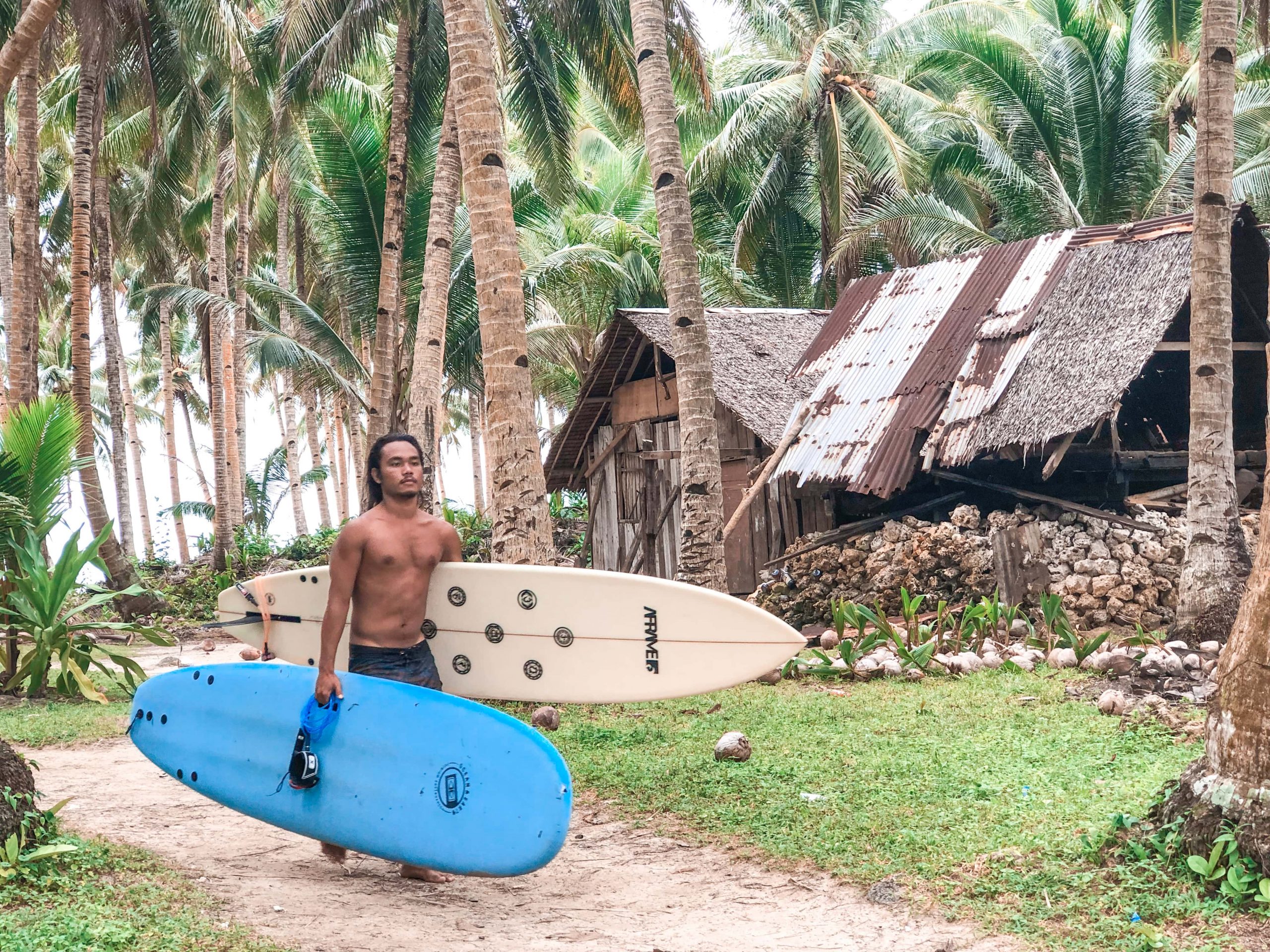 surfing lessons in Siargao