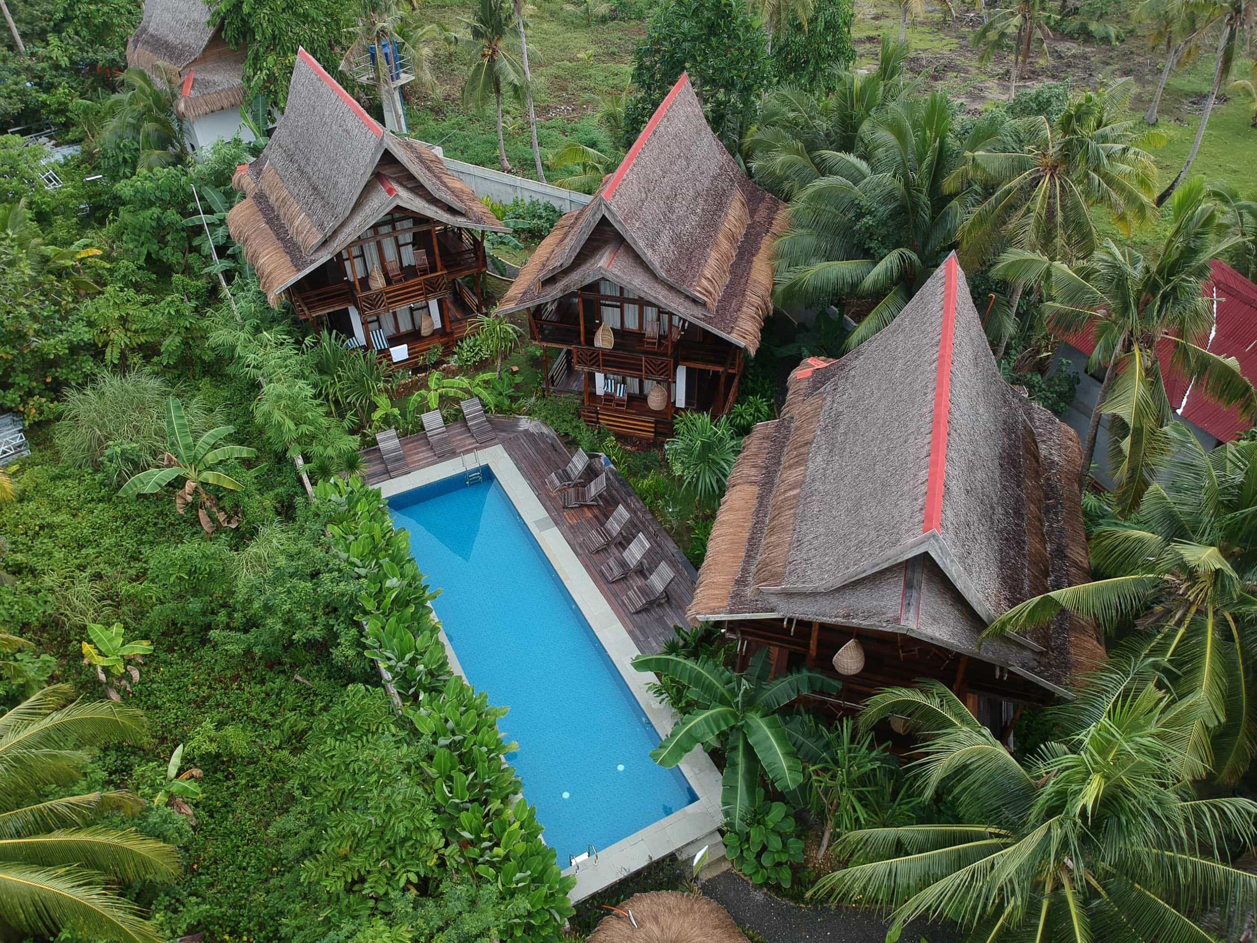 tropical villa in Siargao