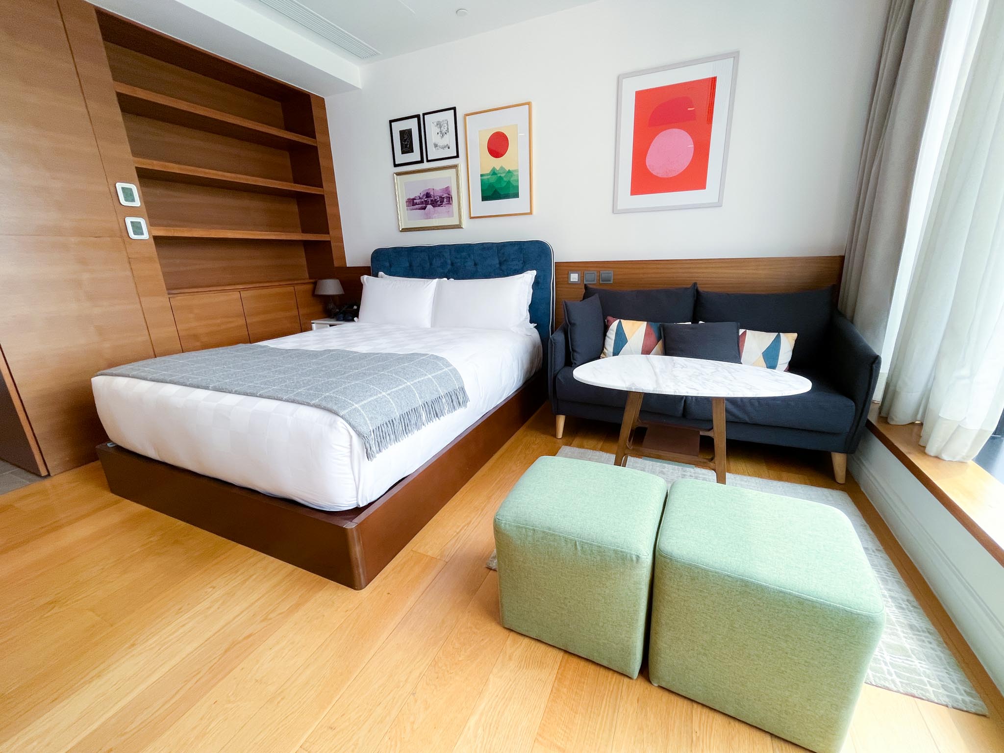 queen bed at Little Tai Hang