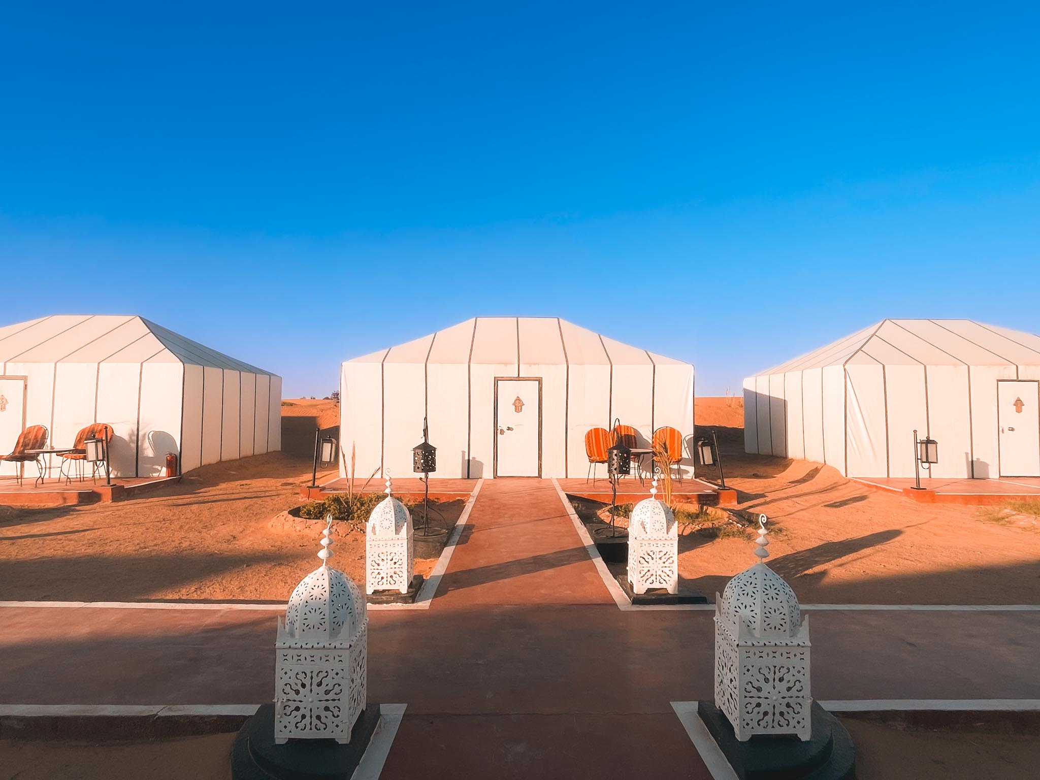 desert camp from Marrakech to Fes