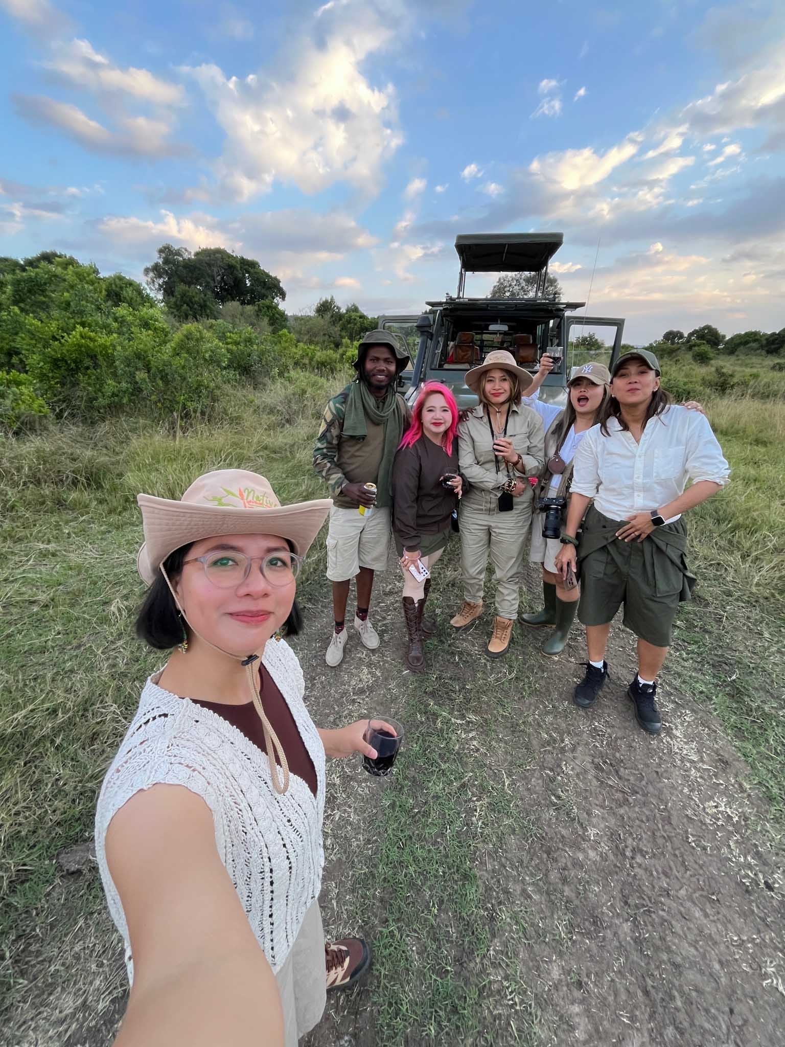 sundowner in Masai Mara National Reserve